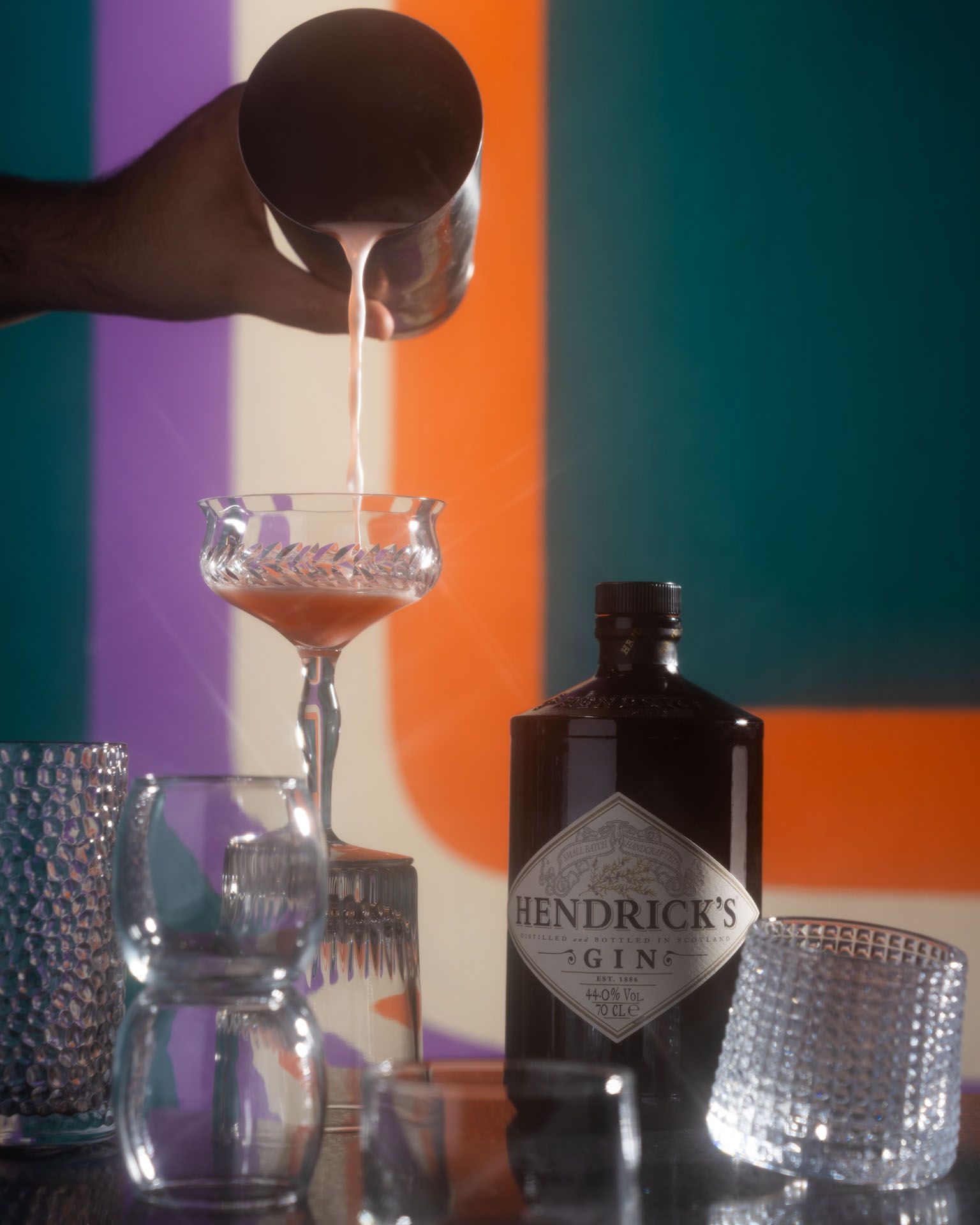 Coctel de autor servido en Querida Aura, Ciudad de Guatemala
